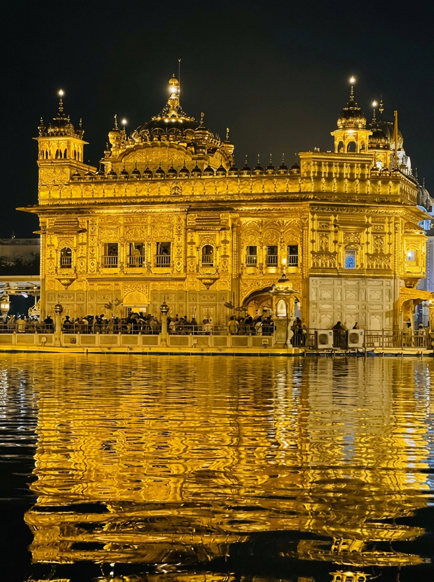 Golden reflections