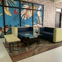 Tropical Mural Lounge