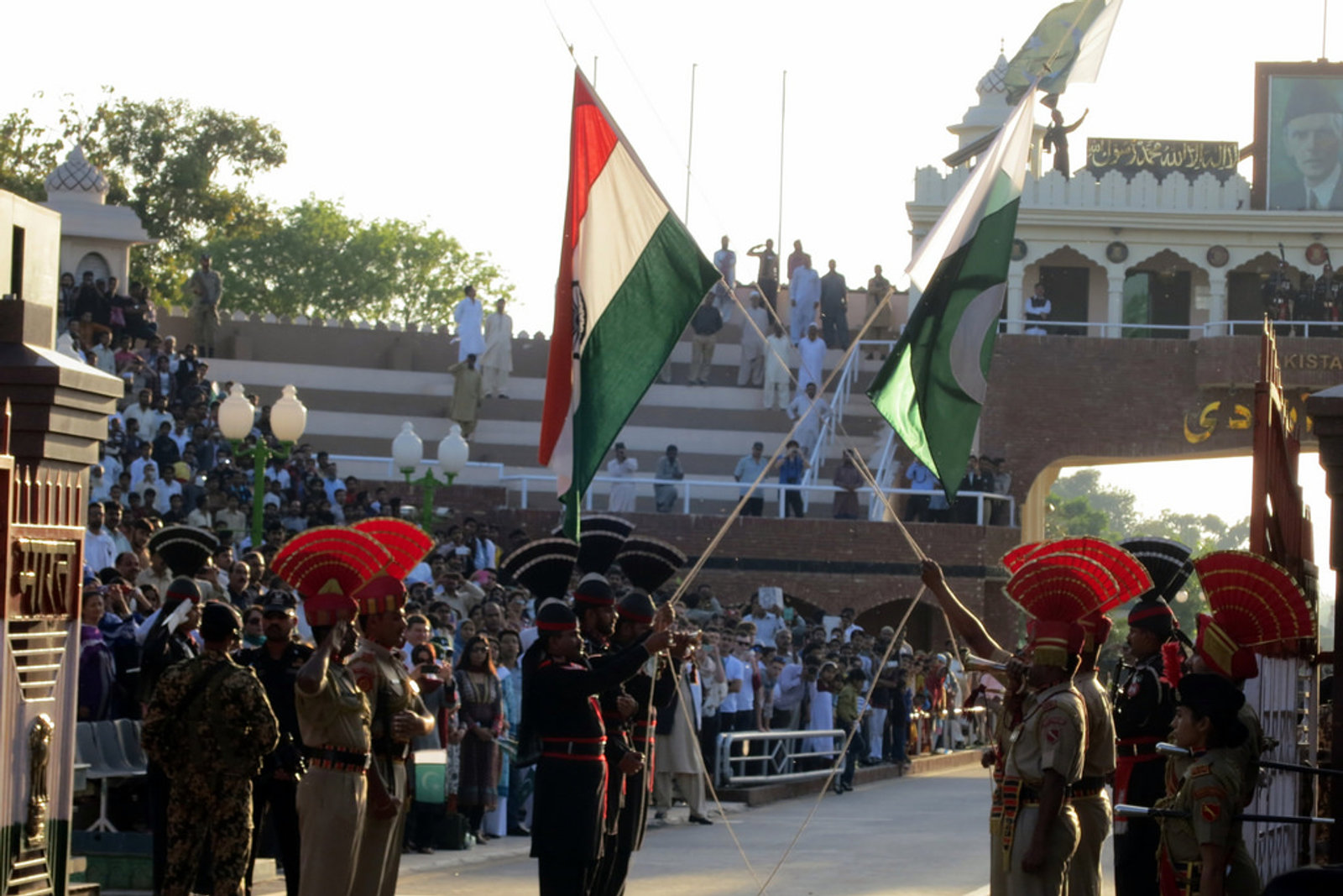 Wagah Border ceremony